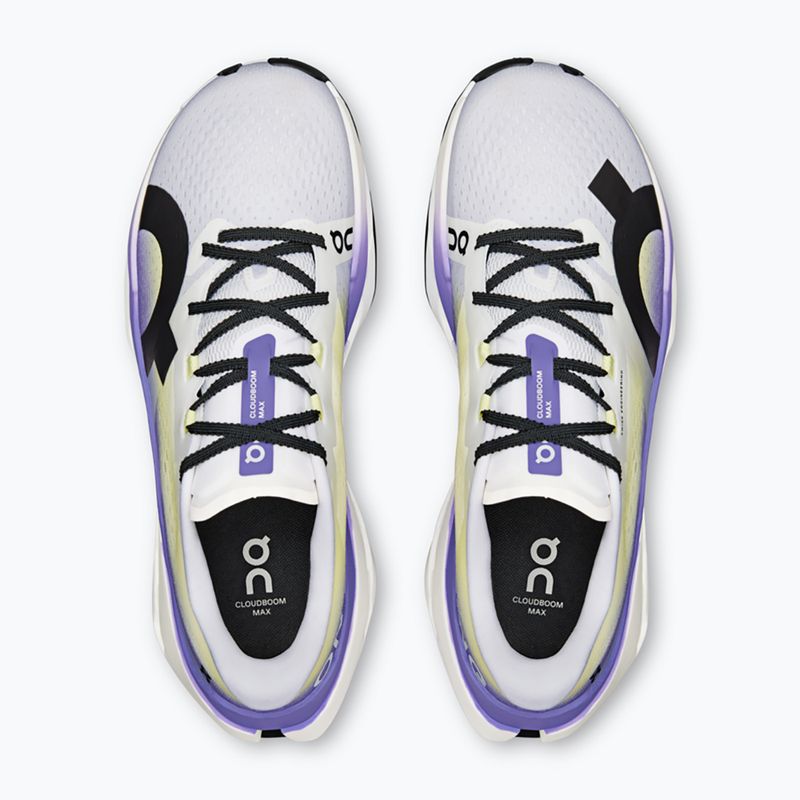Scarpe da running uomo On Cloudboom Max white/juniper 8