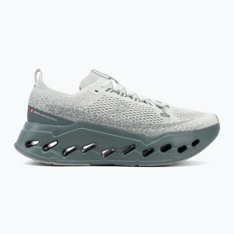 Scarpe da running uomo On Cloudsurfer Max iceberg/olive 2