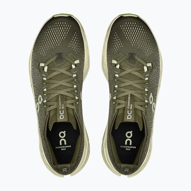 Scarpe da running uomo On Cloudsurfer Max olive/seedling 4