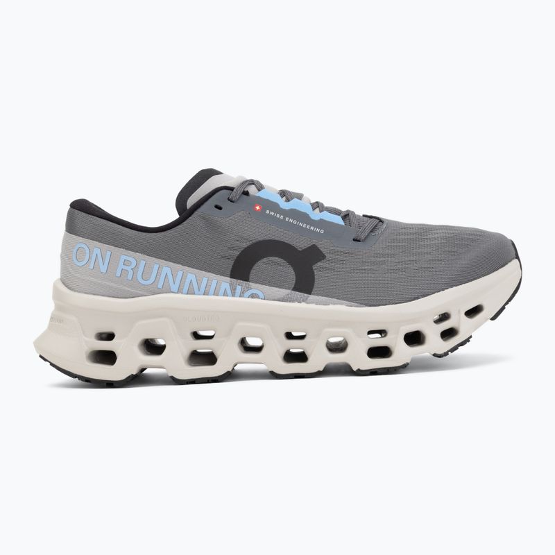 Scarpe da running uomo On Cloudmonster 3 rock/silver 2