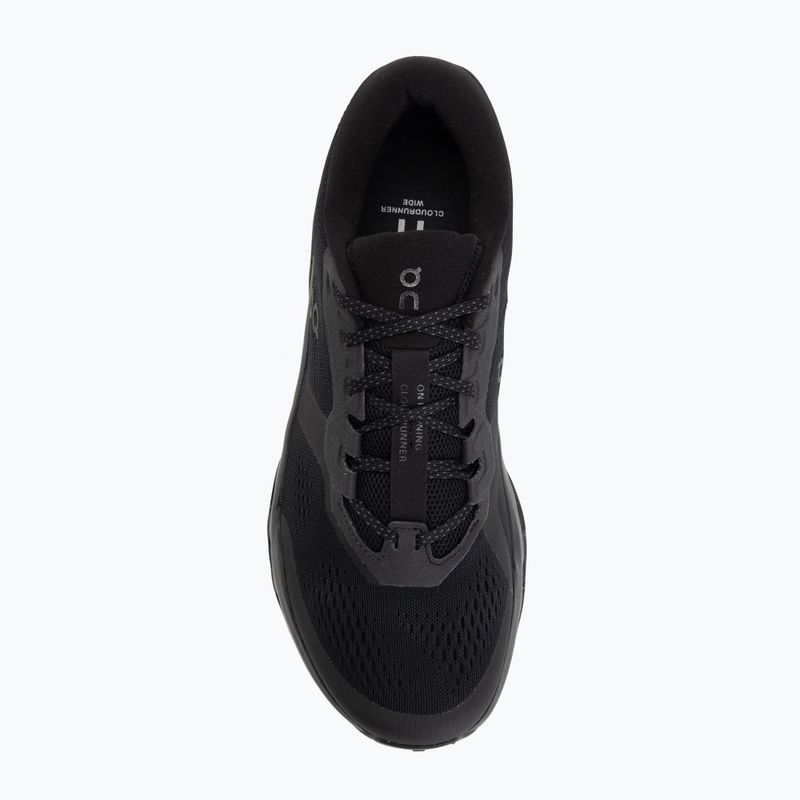 Scarpe da running da uomo On Cloudrunner 3 Wide black/black 5