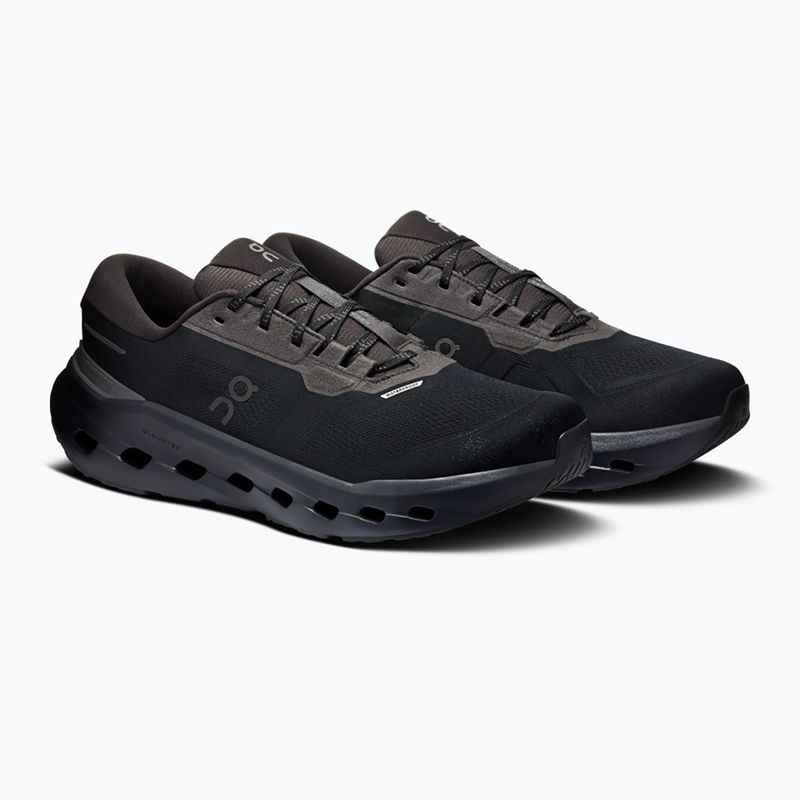 Scarpe da corsa uomo On Cloudrunner 3 Waterproof black/black 4