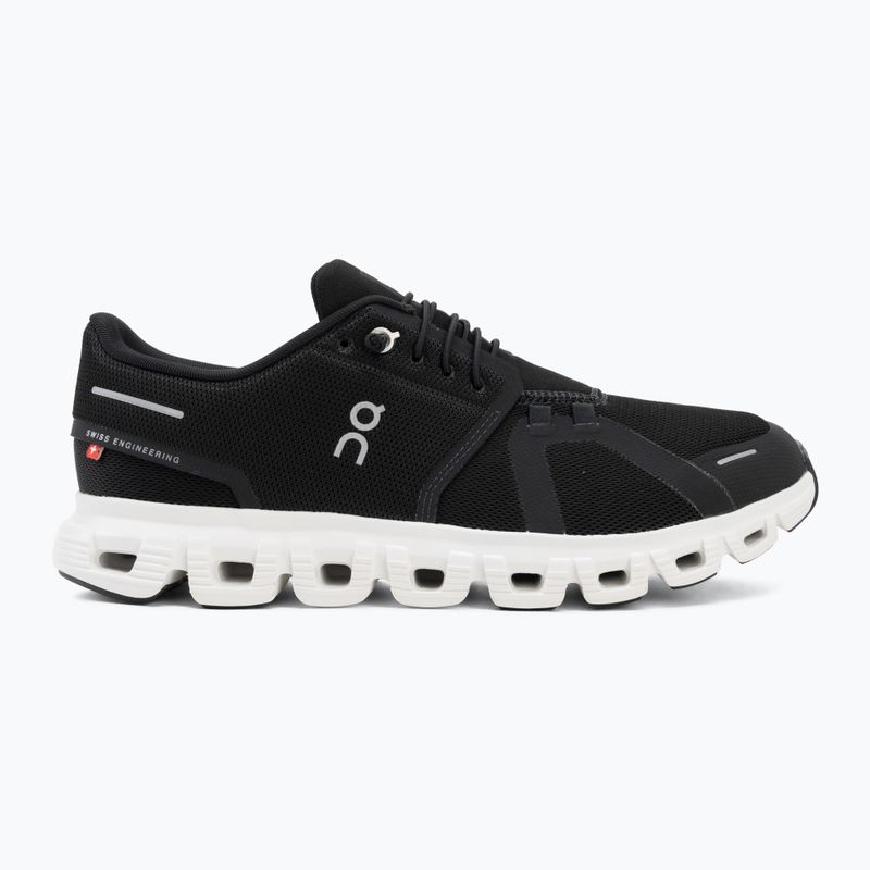 Scarpe da uomo On Cloud 6 Wide black/white 2