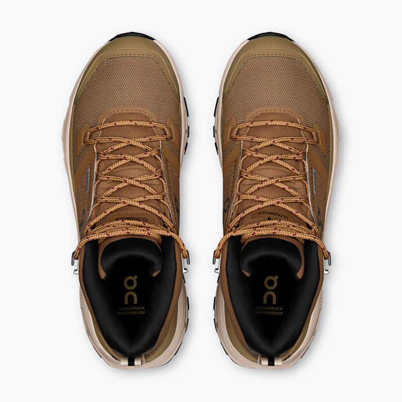 Scarpe da donna On Cloudrock Mid Waterproof sphinx/sand 6
