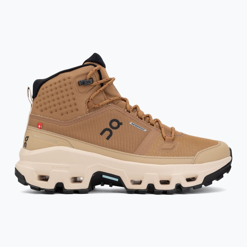 Scarpe da donna On Cloudrock Mid Waterproof sphinx/sand 2