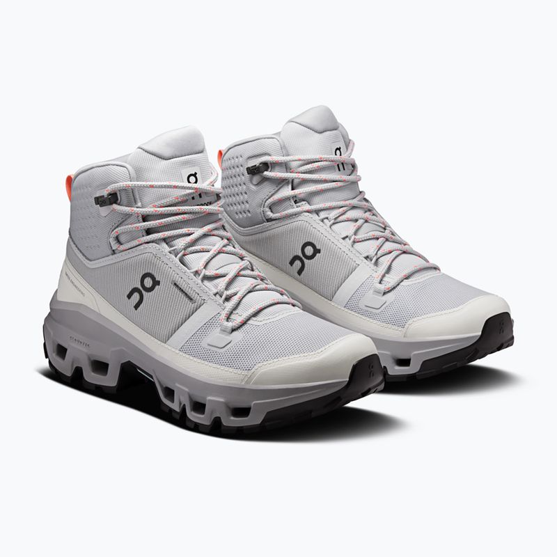 Scarpe da trekking donna On Cloudrock Mid Waterproof glacier/alloy 2