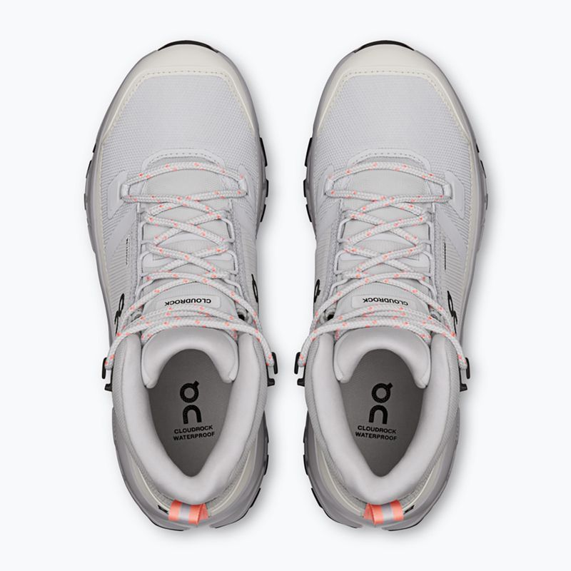 Scarpe da trekking donna On Cloudrock Mid Waterproof glacier/alloy 3