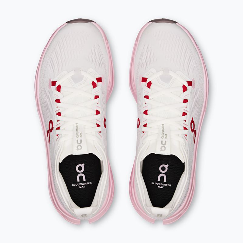 Scarpe da running donna On Cloudsurfer Max ivory/peony 6