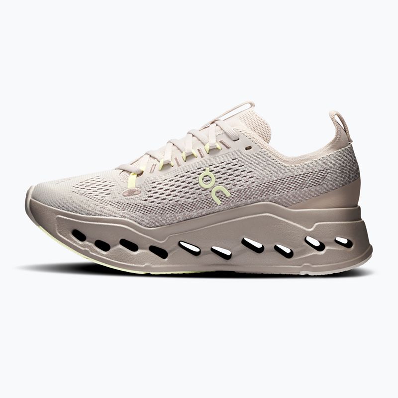 Scarpe da running da donna On Cloudsurfer Max pelican/limelight 2