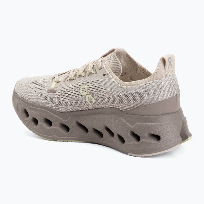Scarpe da running da donna On Cloudsurfer Max pelican/limelight 3