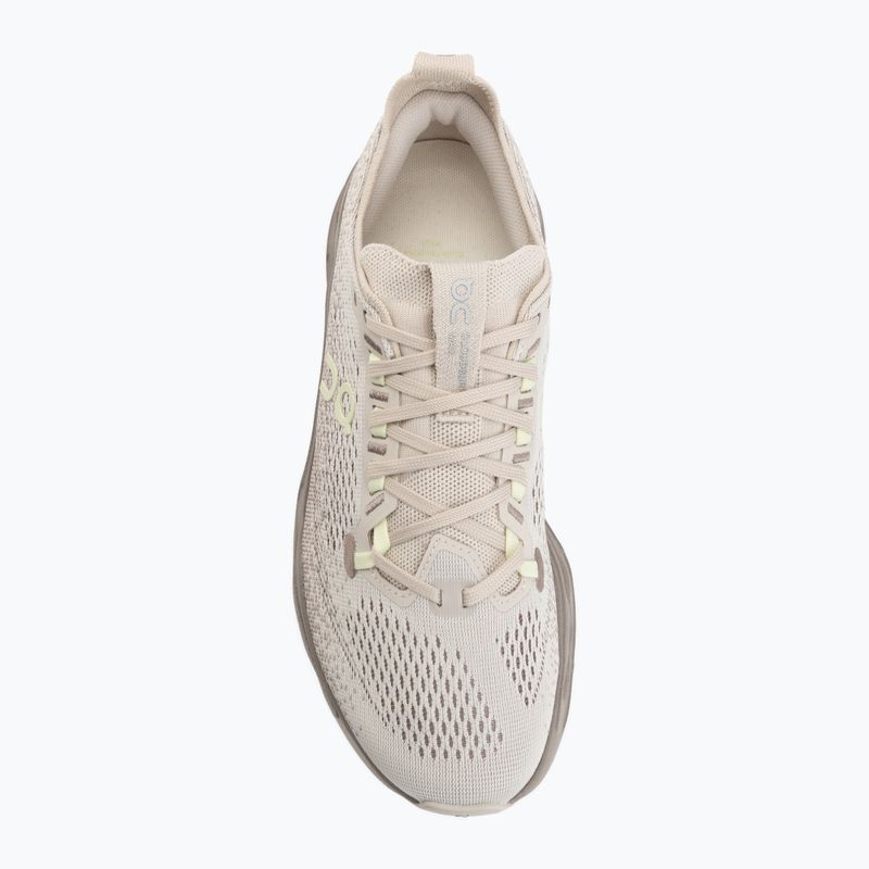 Scarpe da running da donna On Cloudsurfer Max pelican/limelight 5