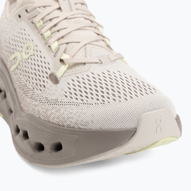 Scarpe da running da donna On Cloudsurfer Max pelican/limelight 7