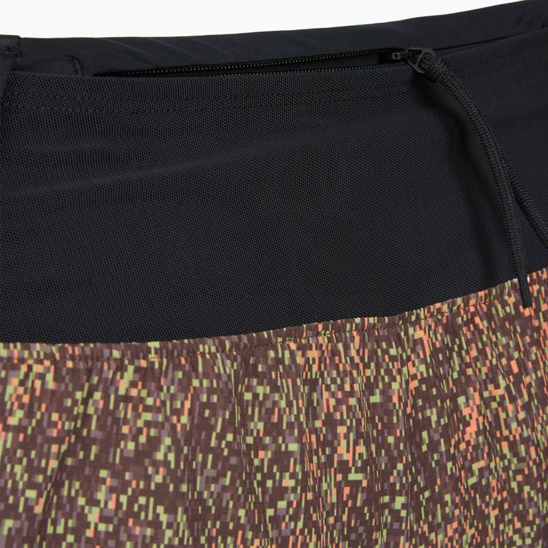 Pantaloncini da corsa uomo On Trail Black/Gobi 4