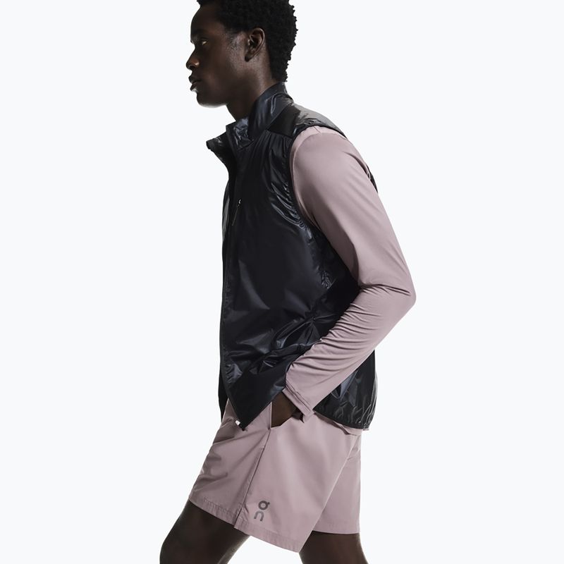 Pantaloncini running uomo On 5" Core heron 4