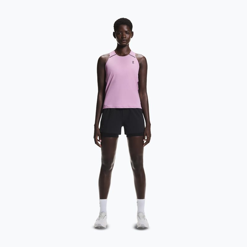 Canotta da running donna On Performance Tank cherry blossom/dewberry 2