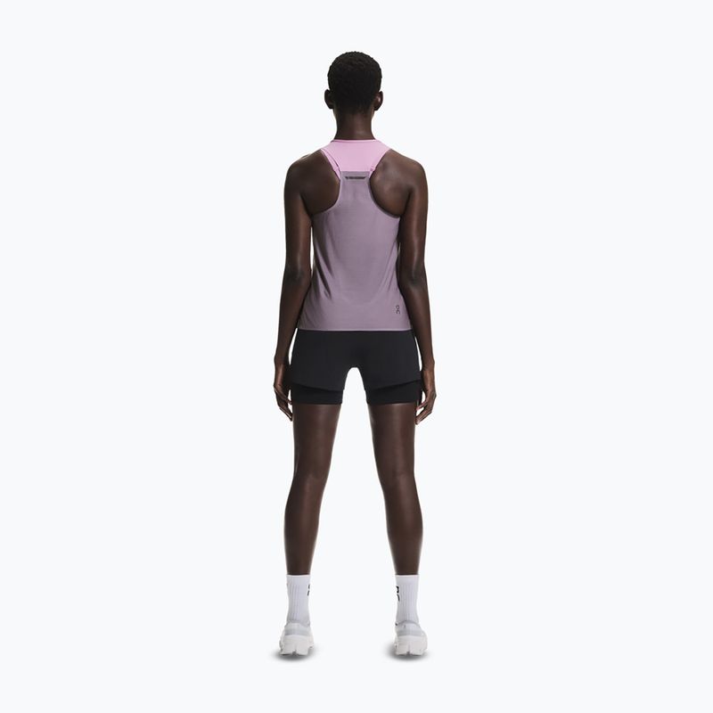 Canotta da running donna On Performance Tank cherry blossom/dewberry 3