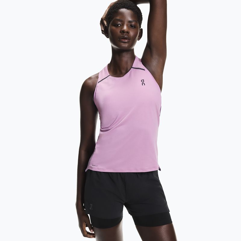 Canotta da running donna On Performance Tank cherry blossom/dewberry 4
