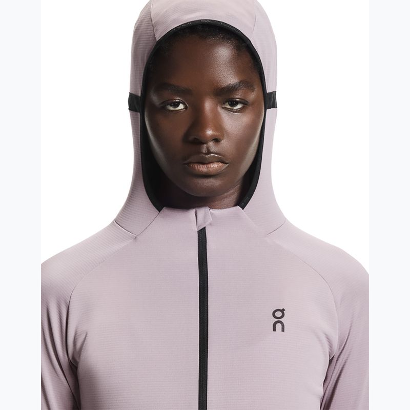Felpa running da donna On Climate Zip Hoodie Heron 6