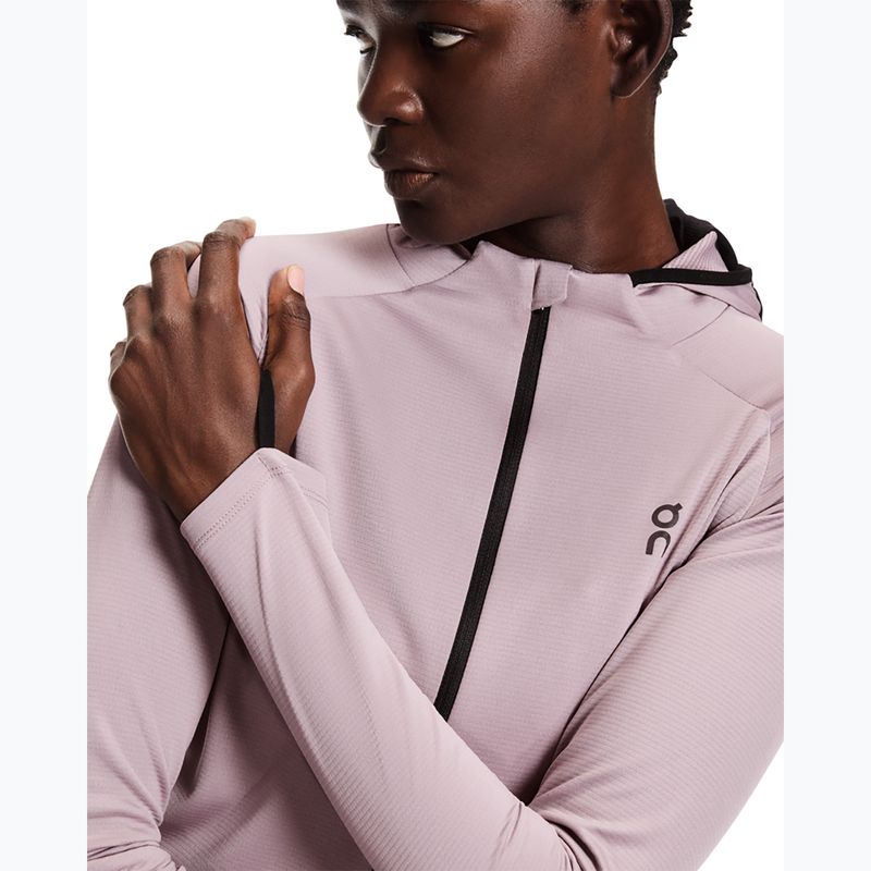 Felpa running da donna On Climate Zip Hoodie Heron 9