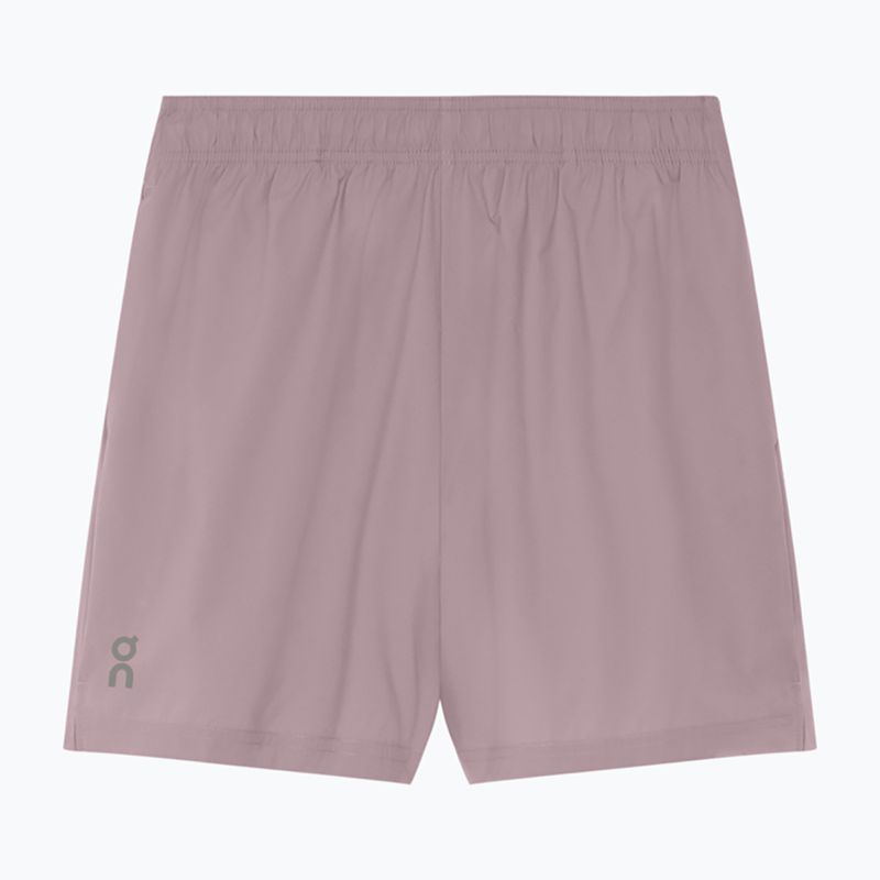 Pantaloncini running donna On 5" Core heron 6