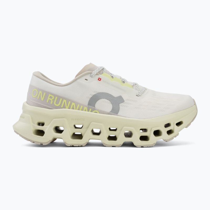 Scarpe da corsa donna On Cloudmonster 3 ivory/seedling 2