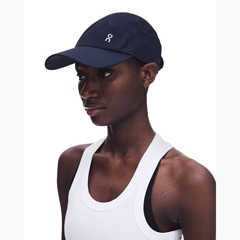 Cappellino con visiera On Lightweight navy 4
