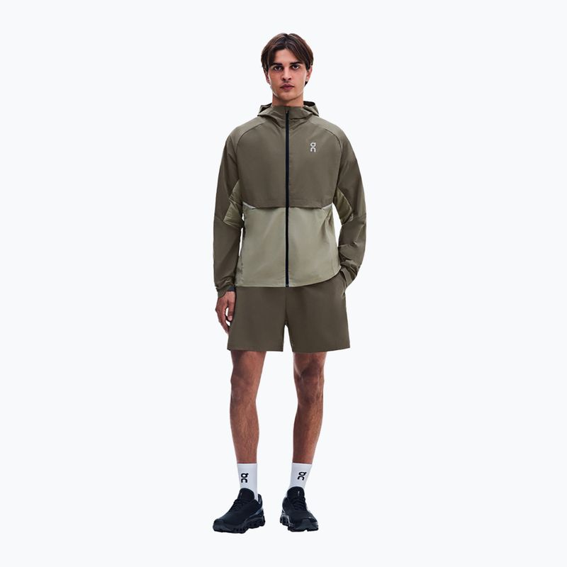 Giacca da corsa da uomo On Core bark/vetiver 2