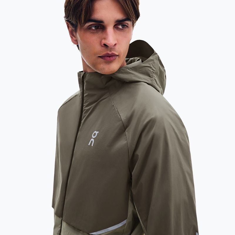 Giacca da corsa da uomo On Core bark/vetiver 7