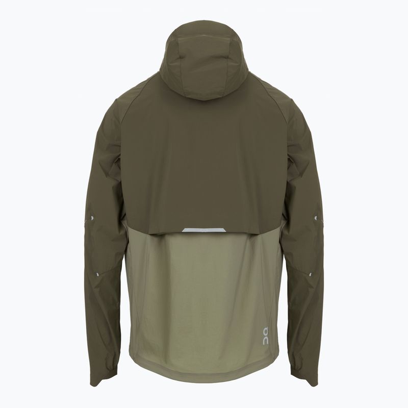 Giacca da corsa da uomo On Core bark/vetiver 11