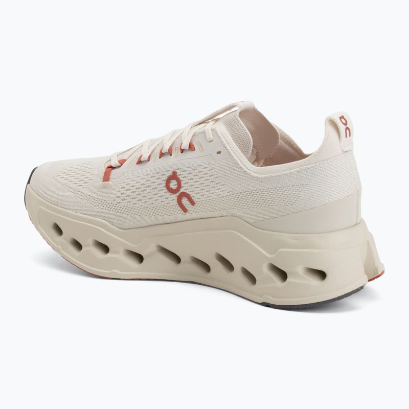 Scarpe da corsa uomo On Cloudsurfer Max ivory/dustrose 3