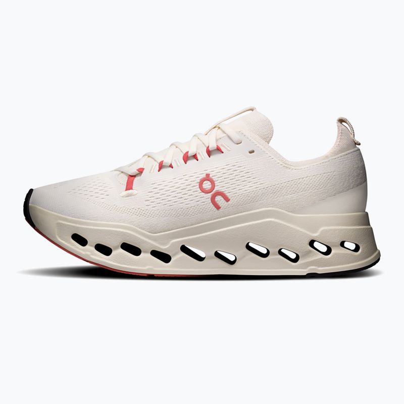 Scarpe da corsa uomo On Cloudsurfer Max ivory/dustrose 2