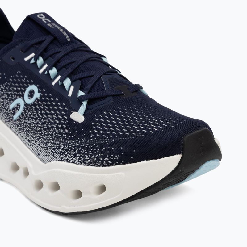 Scarpe da corsa uomo On Cloudsurfer Max midnight/ivory 7