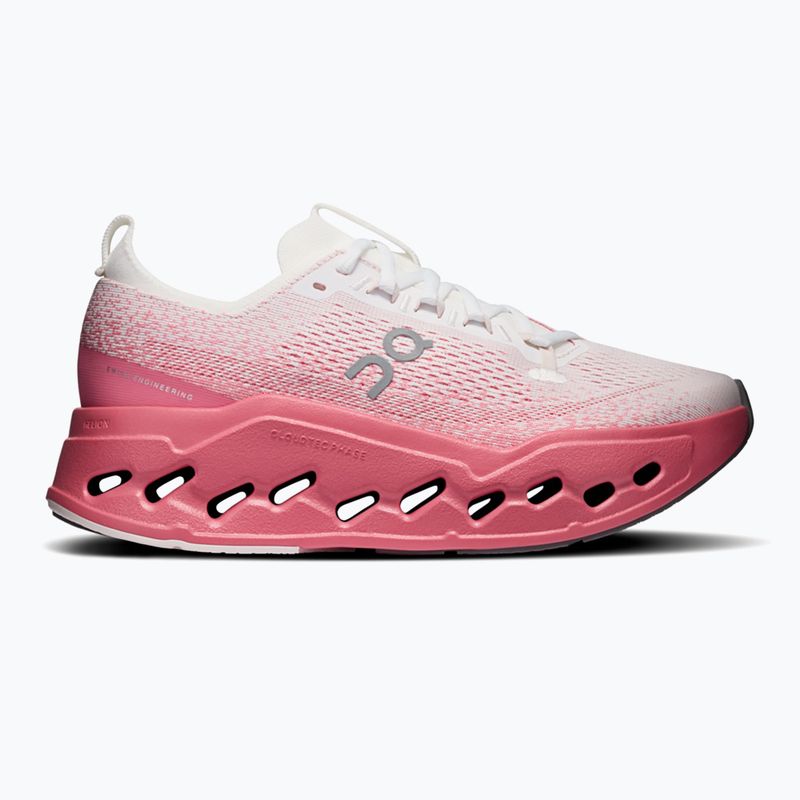 Scarpe da corsa donna On Cloudsurfer Max white/camellia