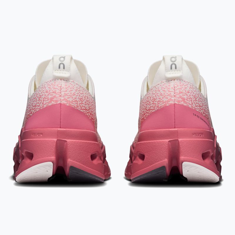 Scarpe da corsa donna On Cloudsurfer Max white/camellia 4