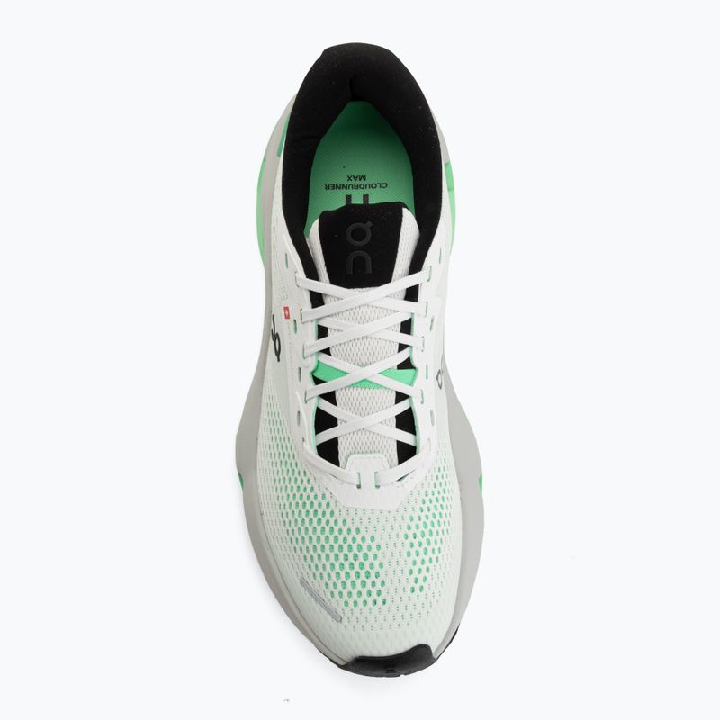 Scarpe da corsa uomo On Cloudrunner 3 Max white/verdite 5
