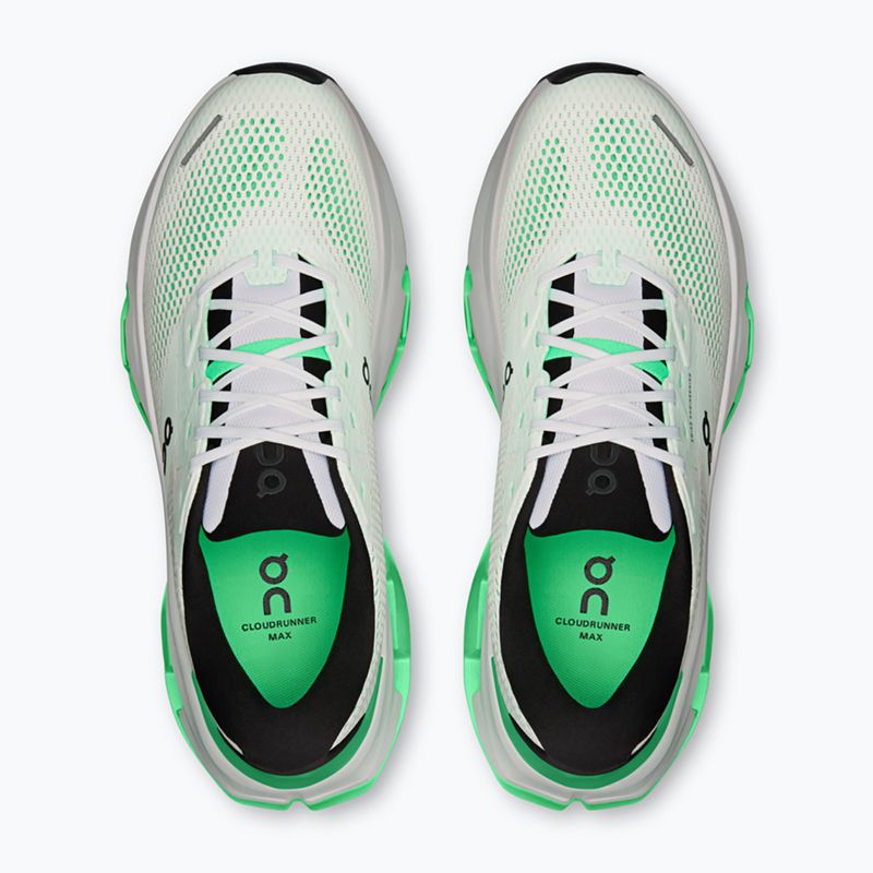 Scarpe da corsa uomo On Cloudrunner 3 Max white/verdite 3
