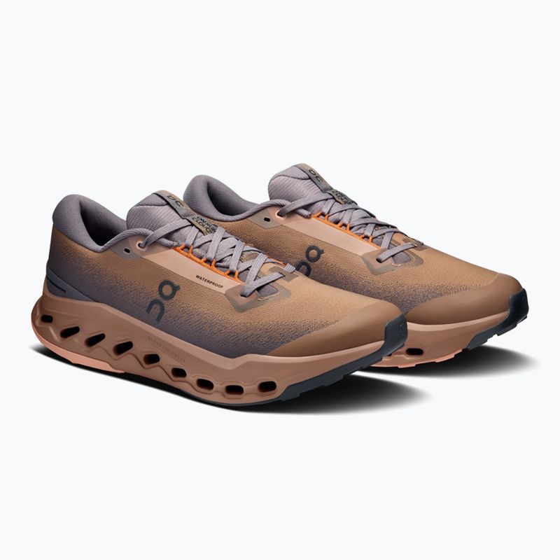Scarpe da corsa uomo On Cloudsurfer Trail 2 Waterproof portobello/pebble 3