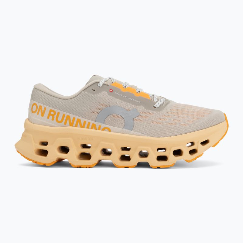 Scarpe da corsa uomo On Cloudmonster 3 pelican/squash 2