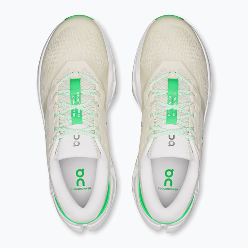 Scarpe da corsa uomo On Cloudrunner 3 ghost/verdite 6