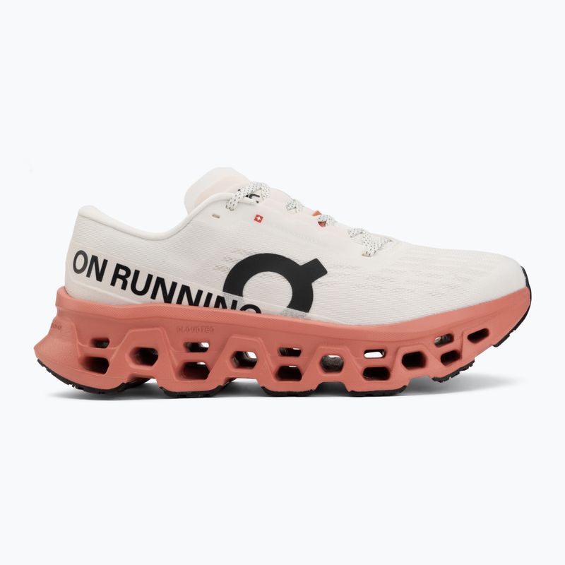 Scarpe da corsa uomo On Cloudmonster 3 ivory/dustrose 2