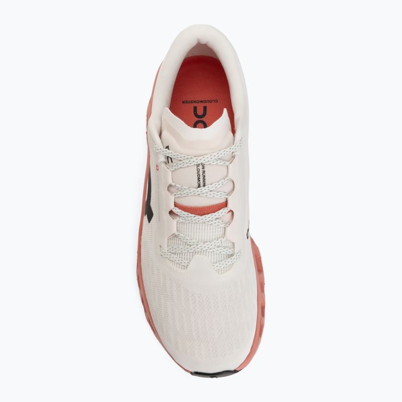 Scarpe da corsa uomo On Cloudmonster 3 ivory/dustrose 5