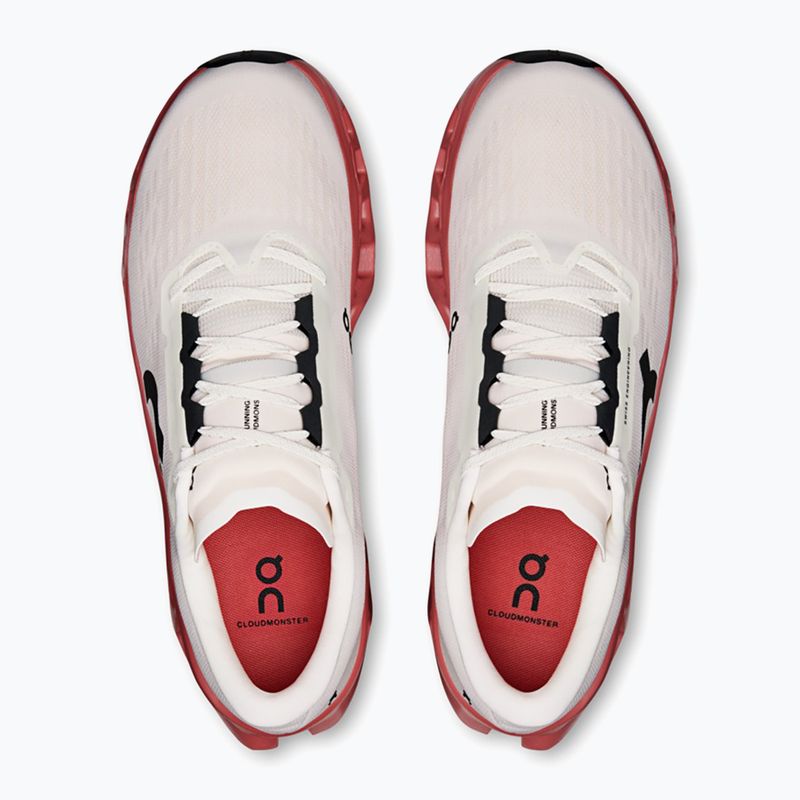 Scarpe da corsa uomo On Cloudmonster 3 ivory/dustrose 6