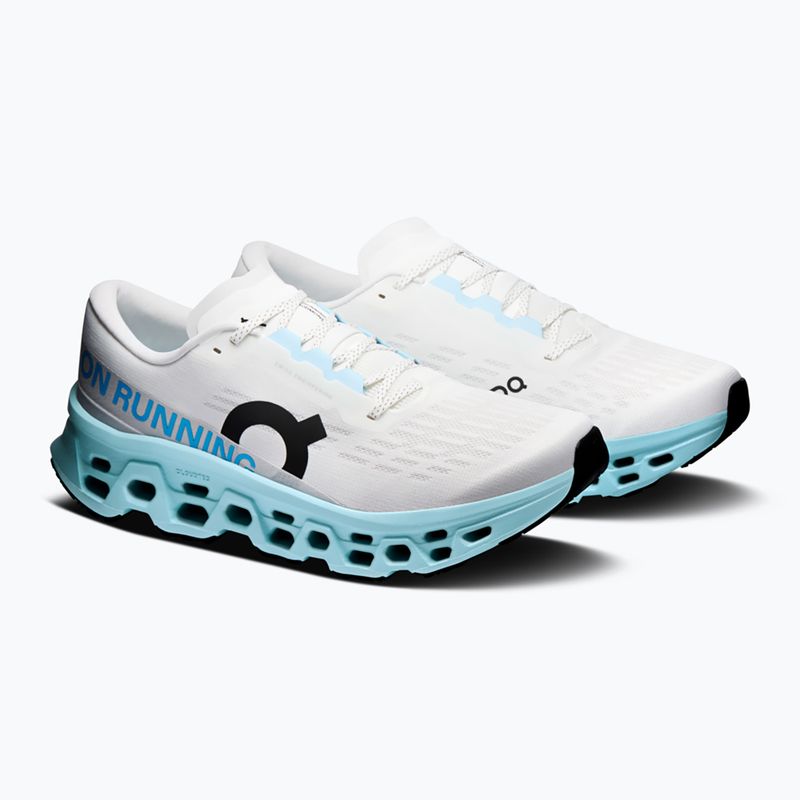 Scarpe da corsa uomo On Cloudmonster 3 ivory/topaz 2