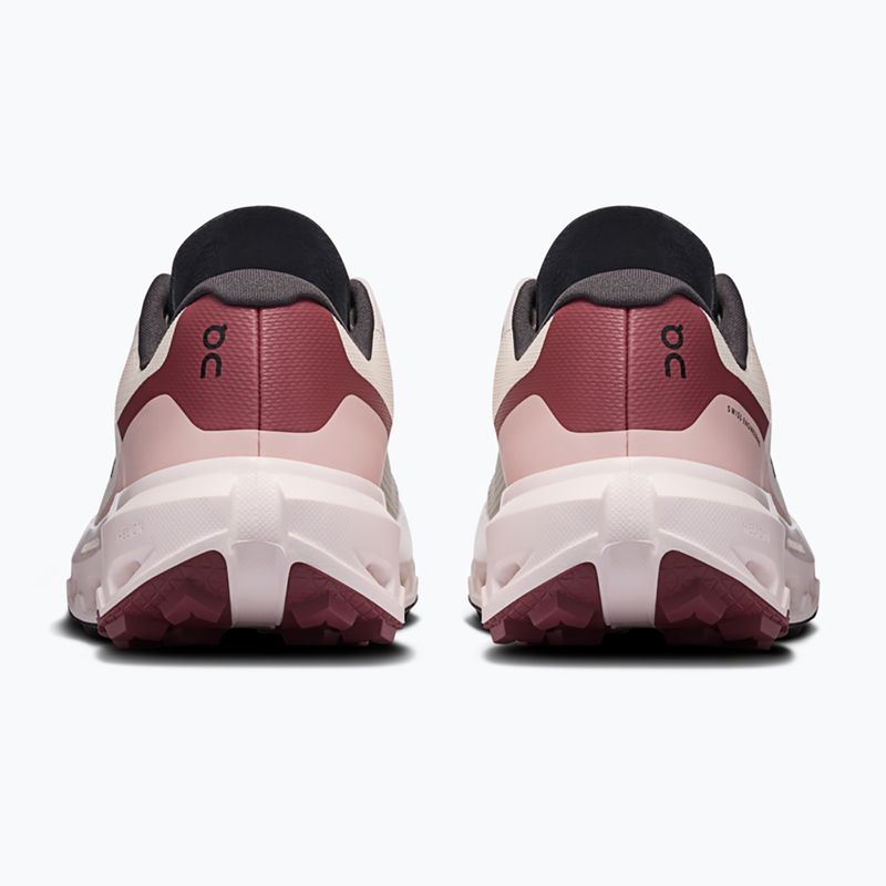 Scarpe da corsa donna On Cloudvista 3 oyster/barberry 5