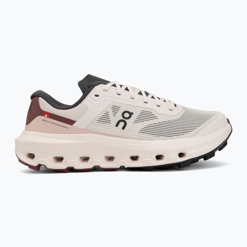 Scarpe da corsa donna On Cloudvista 3 oyster/barberry 2