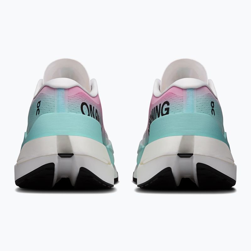 Scarpe da corsa donna On Cloudboom Max white/celeste 4
