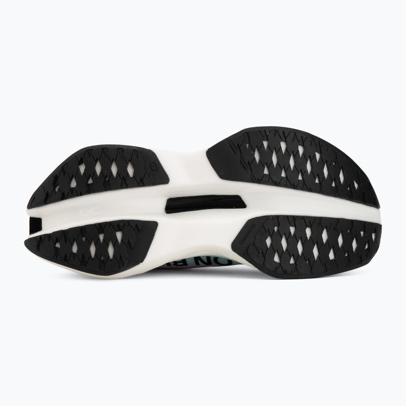 Scarpe da corsa donna On Cloudboom Max white/celeste 4