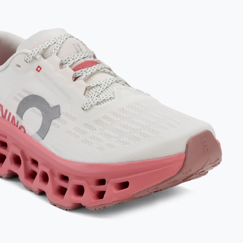 Scarpe da corsa donna On Cloudmonster 3 ivory/camellia 7