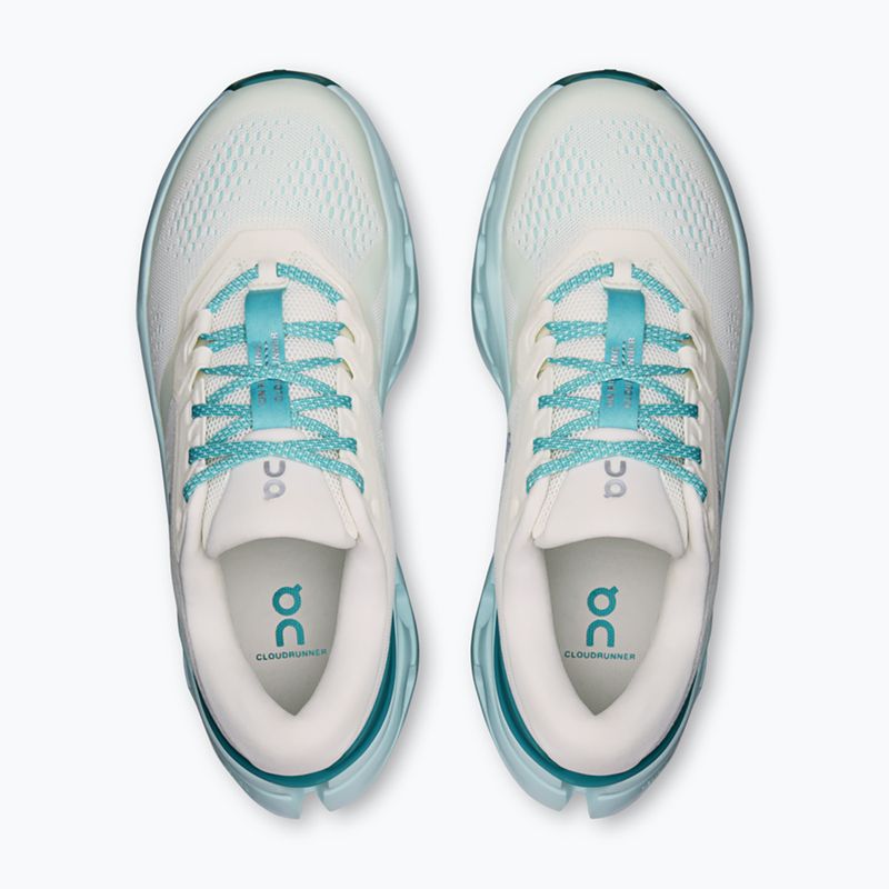 Scarpe da corsa donna On Cloudrunner 3 ivory/aquamarine 3