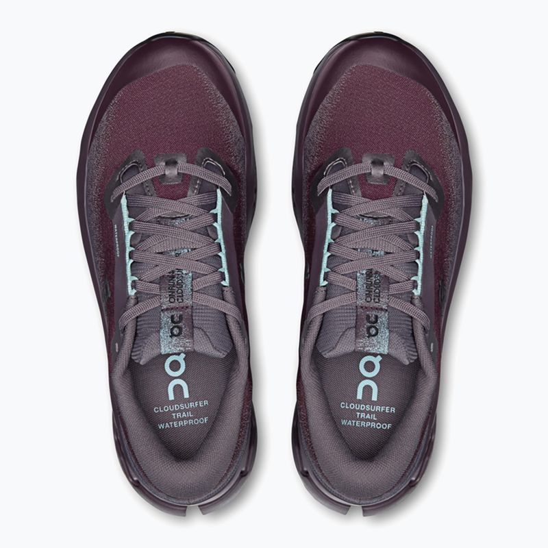 Scarpe da corsa donna On Cloudsurfer Trail 2 Waterproof urchin/pebble 6